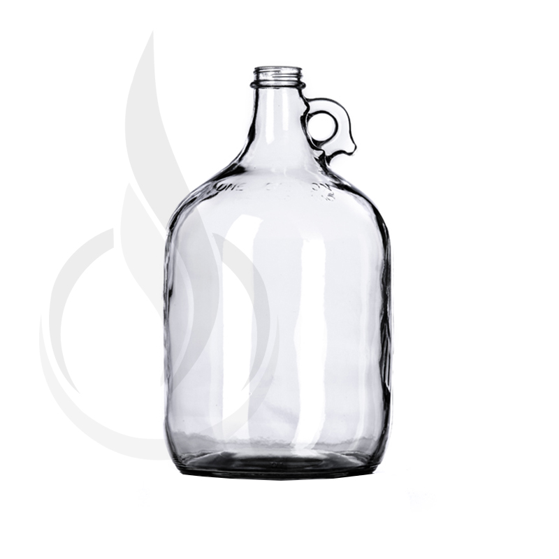 1 Gallon Clear Glass Jug with Finger Handle